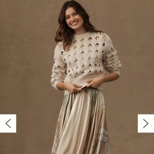 Stella Nova Open-Stitch Sweater, size medium